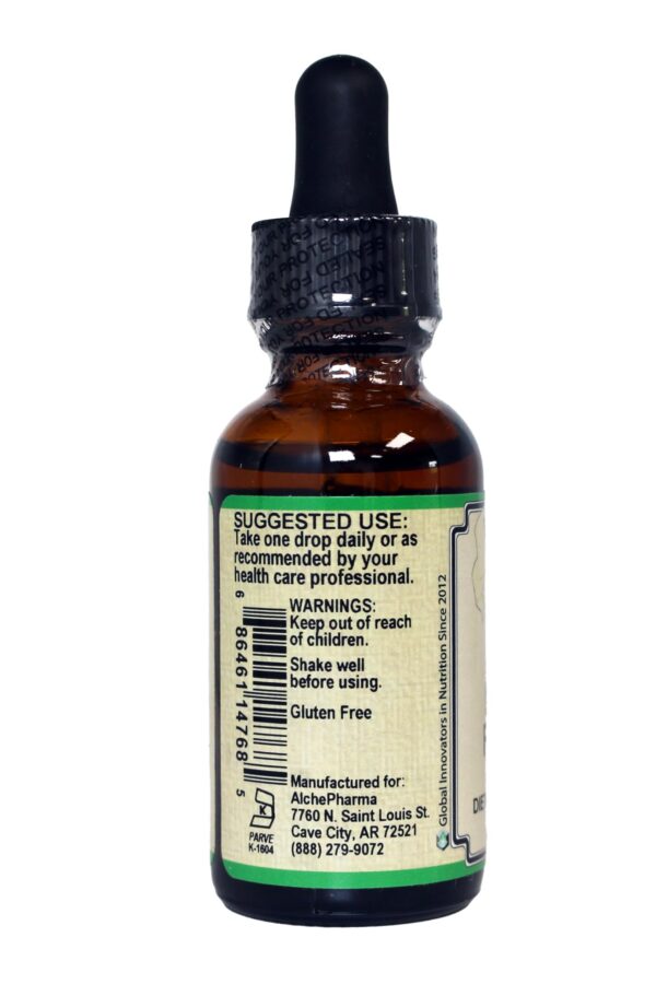 AlchePharma folato líquido etiqueta ingredientes suplemento