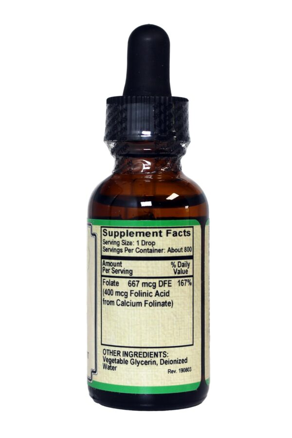 AlchePharma folato líquido suplemento botella frontal