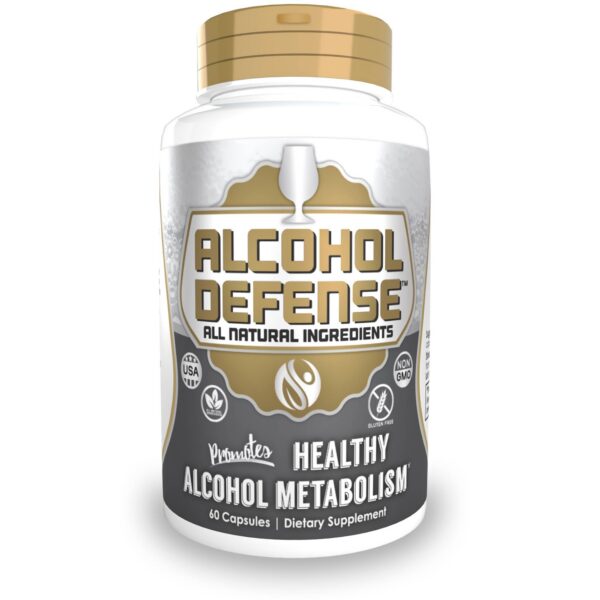 Alcohol Defense 60 cápsulas para metabolizar alcohol saludablemente