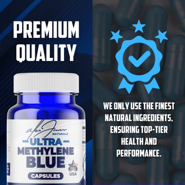 Etiqueta del frasco Methylene Blue