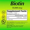 Recipiente de ALFA VITAMINS Biotina - 2 paquetes de 60 c/u