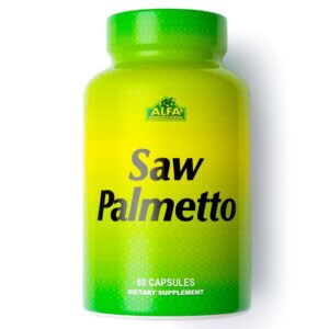ALFA VITAMINS Saw Palmetto 300 mg suplemento salud prostática botella