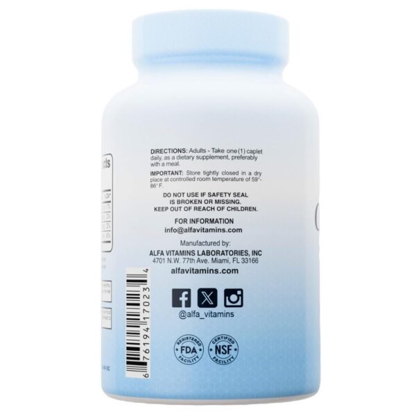 Version 1.0.0 Tabletas ALFA VITAMINS en blister