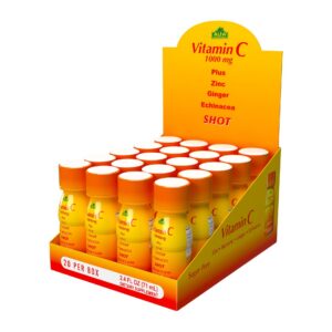 Version 1.0.0 Frasco Vitamin C Shot 1000mg sabor naranja