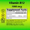 ALFA VITAMINS tableta vitamina B12 1000 mcg paquete 100