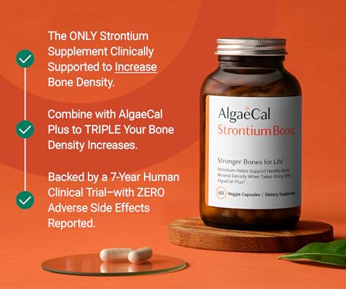 Etiqueta de AlgaeCal y cápsulas