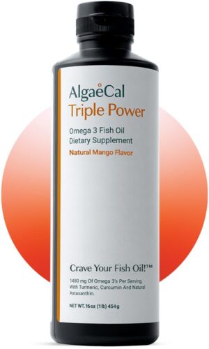 Version 1.0.0 ALGAECAL Triple Power botella frontal