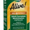 Frasco de Alive Max6 Potency multivitamínico para adultos Nature's Way