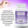 Alivio natural AllerPhase para vías respiratorias y alergias