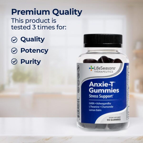 Alivio rápido tensión y ansiedad gomitas natural