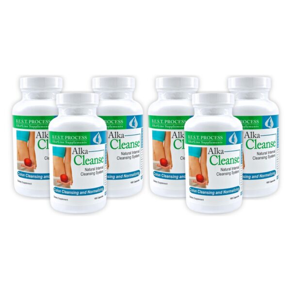 Version 1.0.0 AlkaCleanse detox alcalino suplemento 6 cápsulas Morter HealthSystem