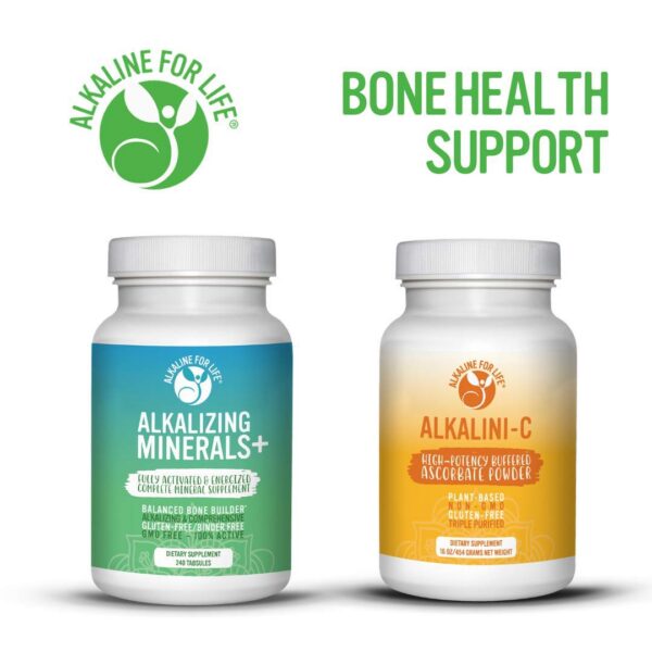 Version 1.0.0 Alkaline for Life Alkalini-C etiqueta frontal