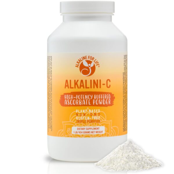 Frasco de Alkalini-C Vitamina C en polvo