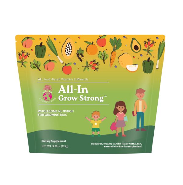 Polvo multivitamínico para niños – envase frontal