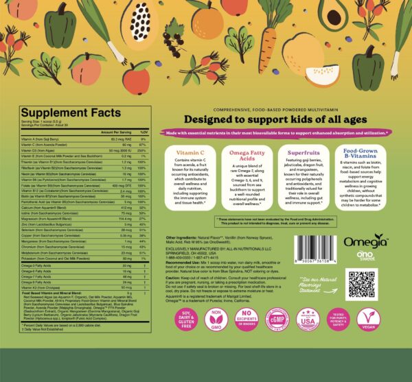 Etiqueta de ingredientes Aquamin y Ioniplex