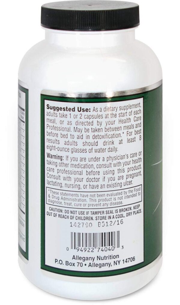 Version 1.0.0 Etiqueta de Allegany Nutrition Enzimas Digestivas HP