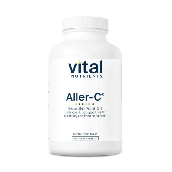 Aller-C vegano Vital Nutrients botella frontal