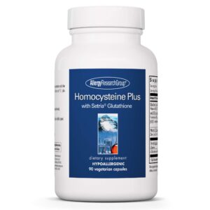 Allergy Research Group Suplemento Homocysteine Plus con Glutatión Setria