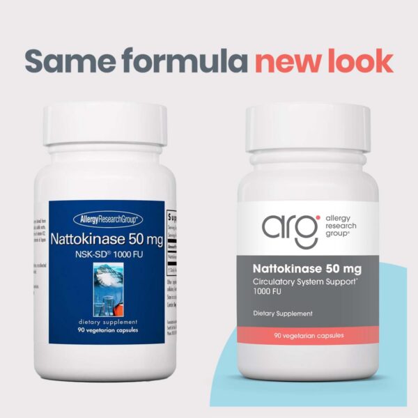 Cápsulas nattokinase alineadas