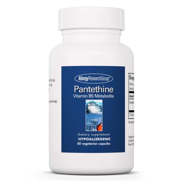 Version 1.0.0 Frontal de la botella Pantethine 660 mg