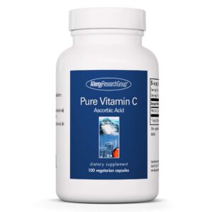 Allergy Research Group Vitamina C pura cápsulas azules 100