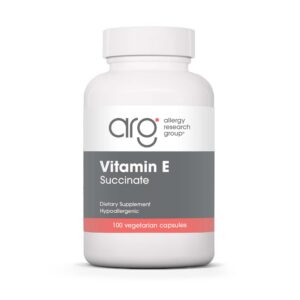 Frasco Allergy Research Group vitamina e succinato 400 UI