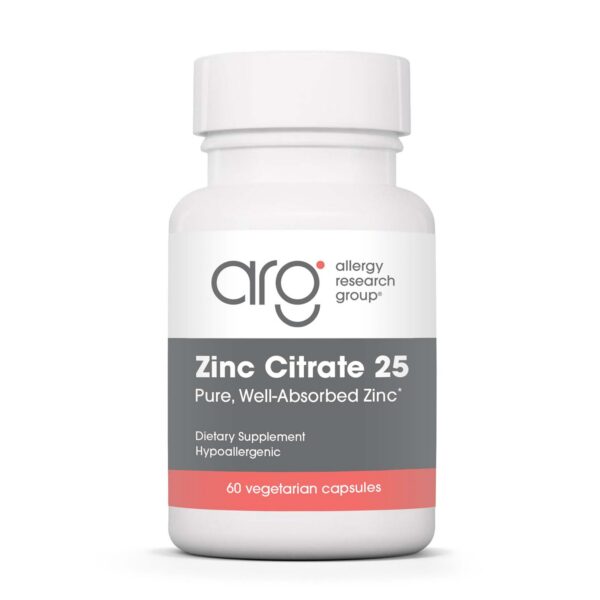 Citrato de zinc en cápsulas
