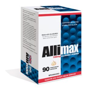 ALLIMAX cápsulas suplemento de ajo alicina bioactiva