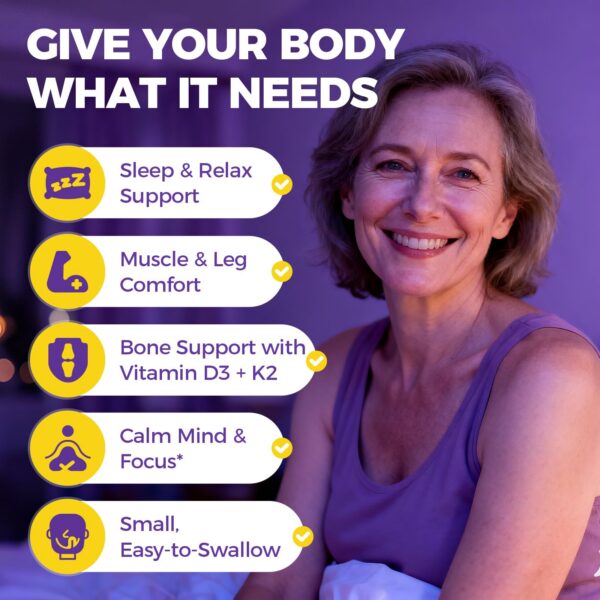 Etiqueta con D3 y K2 en la botella