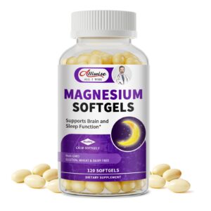 Frente del frasco Alliwise Magnesium Glycinate 400 mg