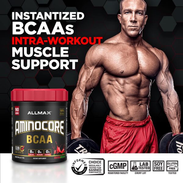 Version 1.0.0 Etiqueta de ALLMAX AMINOCORE BCAA