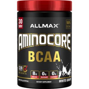 Version 1.0.0 Polvo AMINOCORE BCAA sabor uva blanca