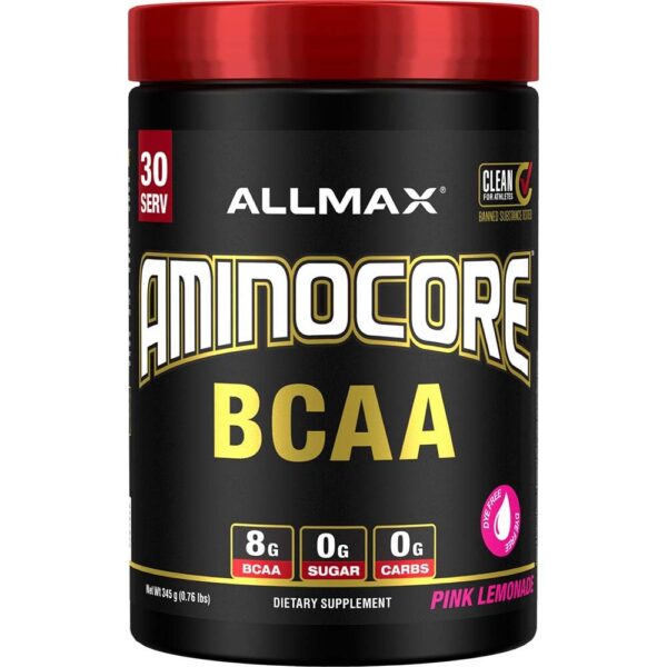 AllMAX AMINOCORE BCAA frasco Pink Lemonade