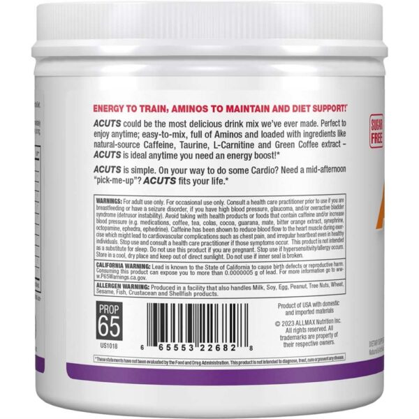 Bebida mezclada ALLMAX AMINOCUTS
