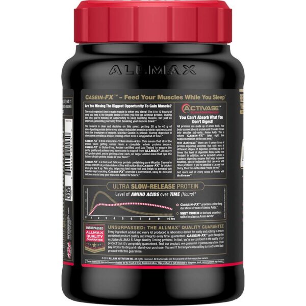 Etiqueta ALLMAX CASEIN-FX chocolate