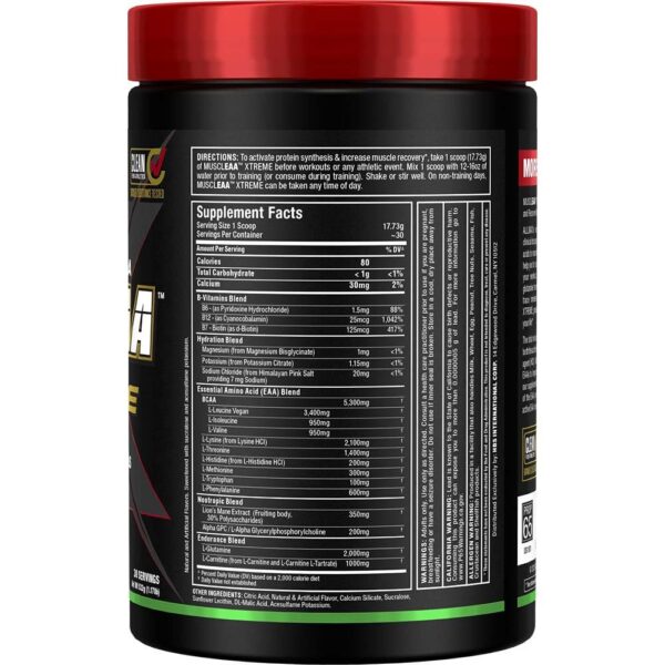 Etiqueta ALLMAX MUSCLEAA XTREME Lime Margarita