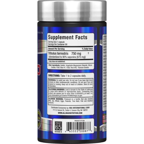 Cápsulas de Tribulus bulgaro