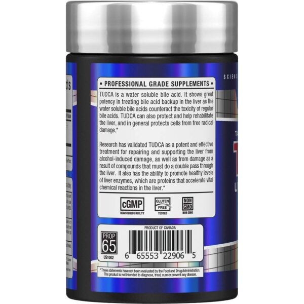 Detalle de la etiqueta Tudca+