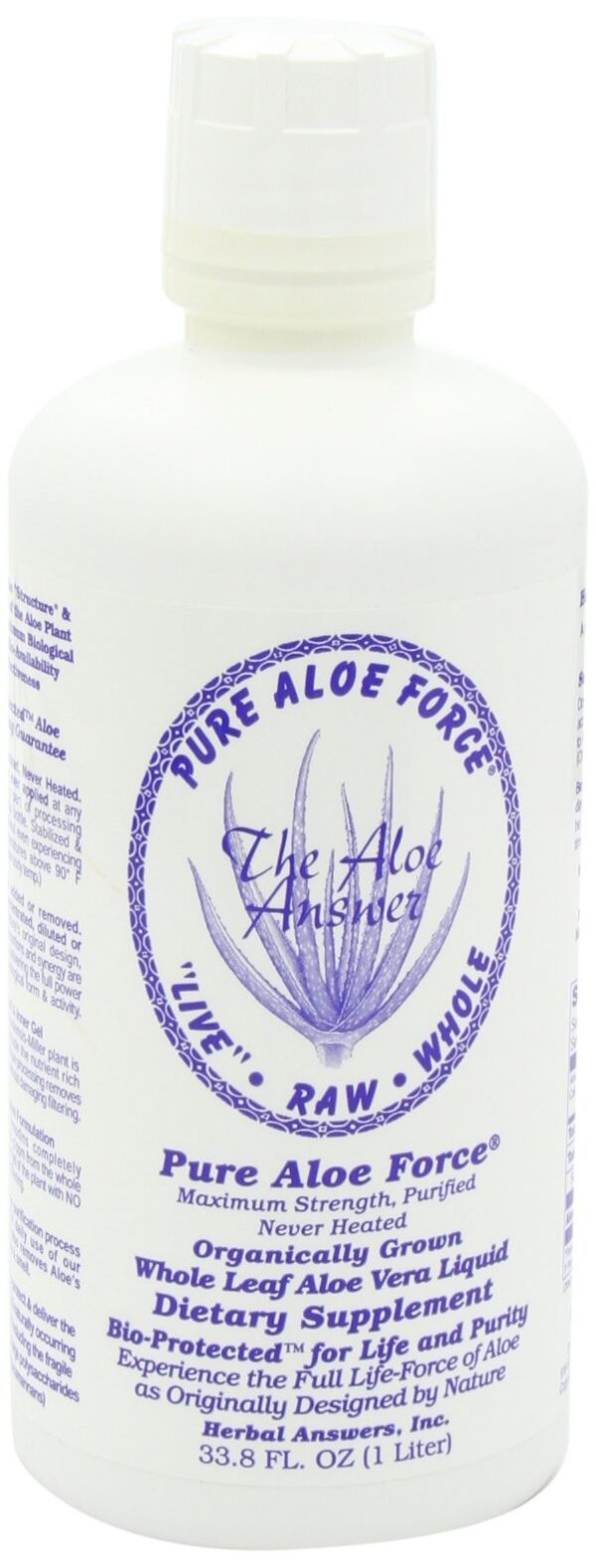 Aloe Force suplemento diario aloe vera orgánico y puro