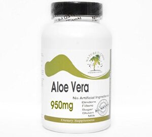 Suplemento Aloe Vera 950mg 100 cápsulas Naturetition sin aditivos