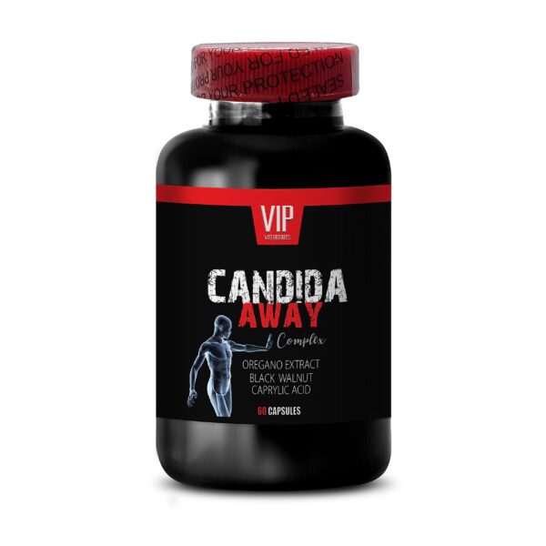 Etiqueta lateral del producto CANDIDA AWAY COMPLEX