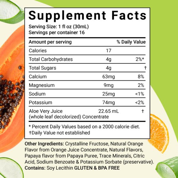 Aloe vera puro jugo natural hoja completa alta calidad