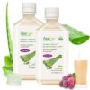 Paquete 2 botellas jugo AloeCure Aloe Vera orgánico sabor uva