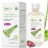 Version 1.0.0 AloeCure jugo aloe vera orgánico sabor uva 16.7 oz