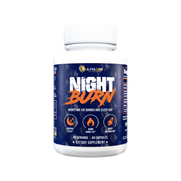 ALPHA LION Night Burn suplemento metabolismo 60 cápsulas