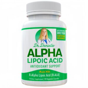 Frente del envase Alpha-Lipoic Acid Dr. Danielle