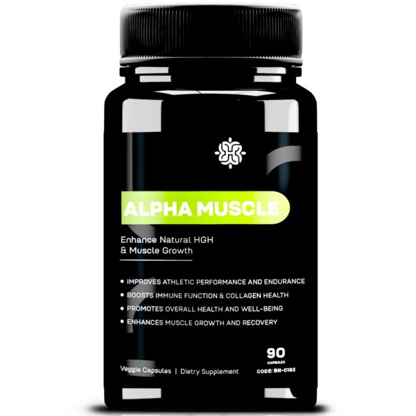 Frente del envase Alpha Muscle