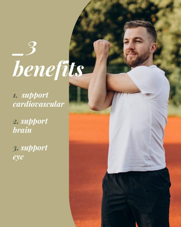 Etiqueta del frasco Omega 3 Alpha & Omega