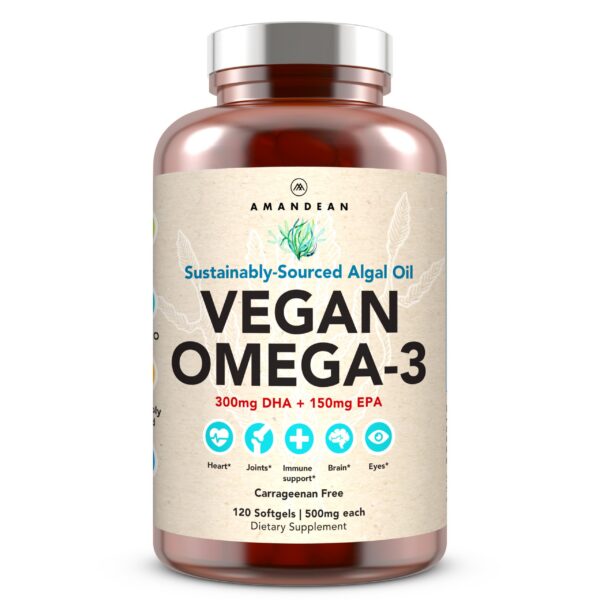 Amandean omega-3 vegan frasco frontal