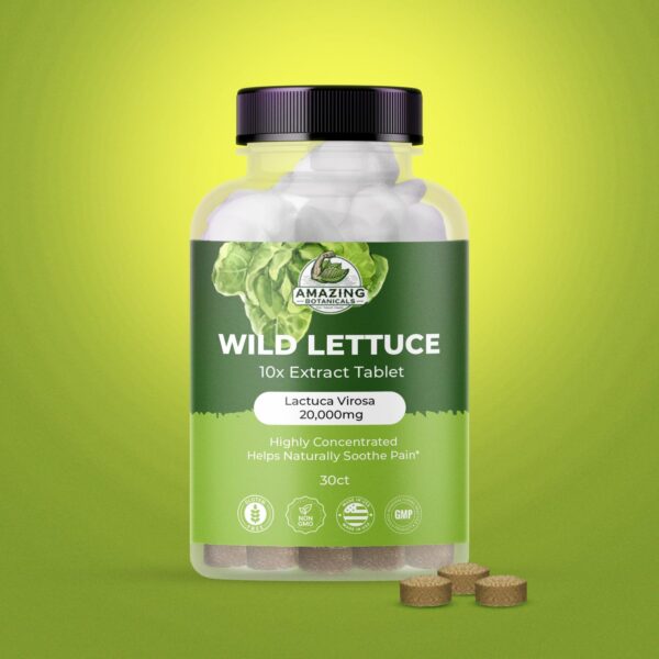 Paquete fronto Amazing Botanicals lechuga silvestre 10X